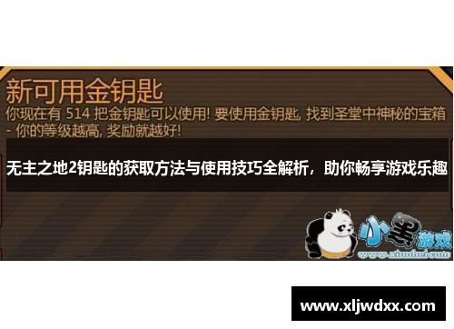 无主之地2钥匙的获取方法与使用技巧全解析，助你畅享游戏乐趣